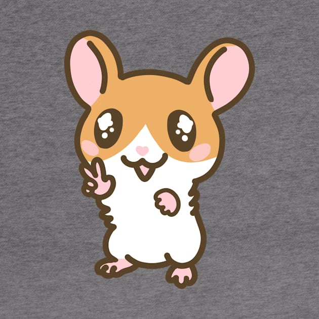 Peace Hamster by Ratfrens